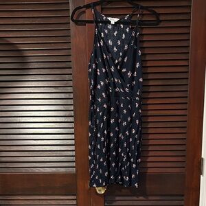 Market & Spruce Dark Blue Floral Dress